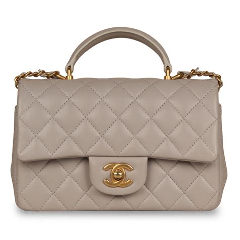 chanel mini flap bag 2023|chanel mini flap bag with top handle.